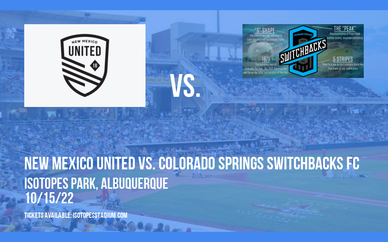 New Mexico United vs. Colorado Springs Switchbacks FC at Isotopes Park tickets New Mexico United vs. Colorado Springs Switchbacks FC at Isotopes Park