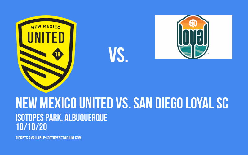New Mexico United vs. San Diego Loyal SC at Isotopes Park tickets New Mexico United vs. San Diego Loyal SC at Isotopes Park