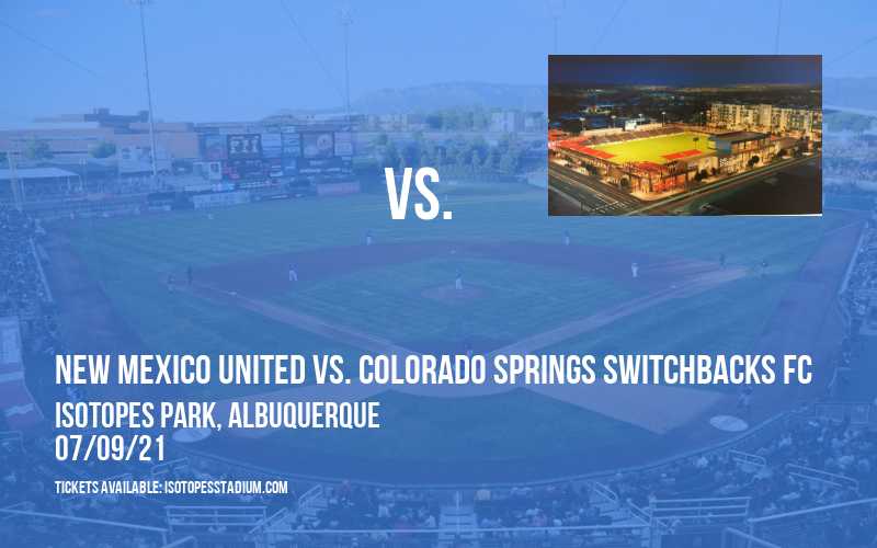 New Mexico United vs. Colorado Springs Switchbacks FC at Isotopes Park tickets New Mexico United vs. Colorado Springs Switchbacks FC at Isotopes Park